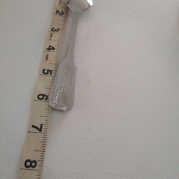 5 Teaspoons Shell Pattern Glossy Flatware - Picture 6 of 8